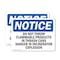 Signmission Do Not Throw Flammable Products In Trash OSHA Notice Sign, Plastic, 10in W x 7in L, 2PK OS-2PACK-NS-P-710-L-11384 - alternate 1